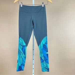 Pheel Size Small Helix Butterfly Print Leggings Vibrant Jewel Tone Boho Hippie